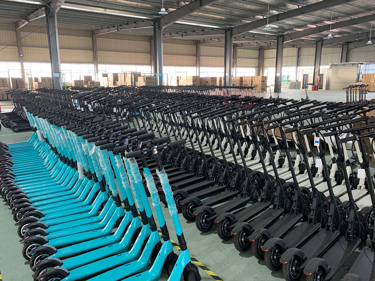 Joyor factory - scooters ready to ship